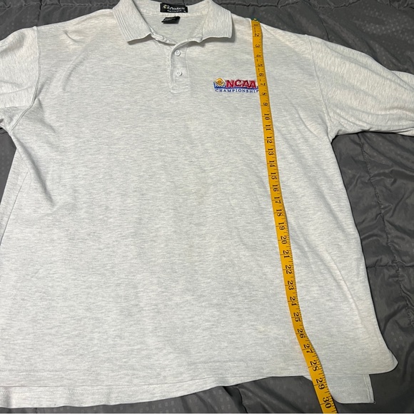 NCAA championship gray polo shirt k-products stain 100% cotton size XL - Picture 3 of 8